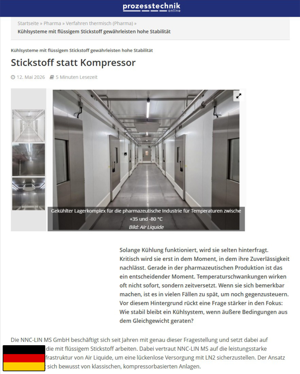 Kältetechnik im Vergleich